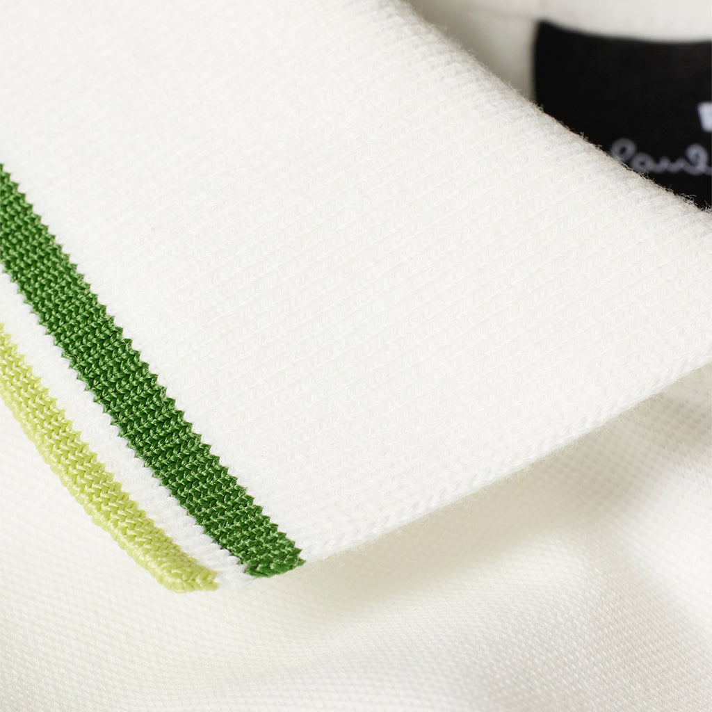 CAMISETA POLO PAUL SMITH BLANCO ALG + ELAS (M2R-151LE-N21511-02A)