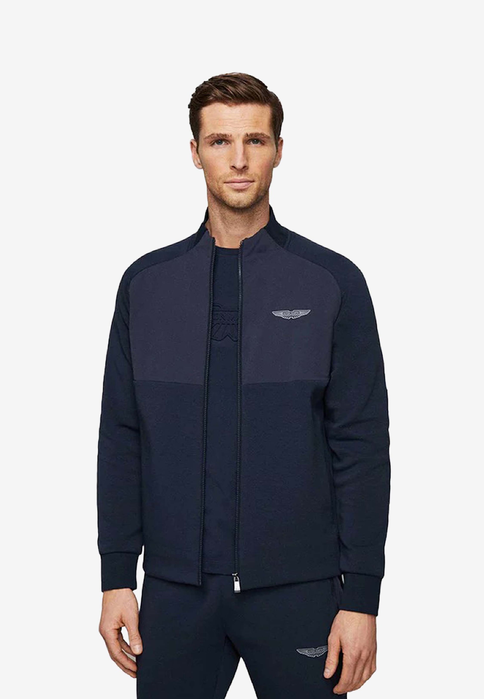 CHAQUETA HACKETT LONDON AZUL ALG + POLIE +ELAS (HM581226-595)