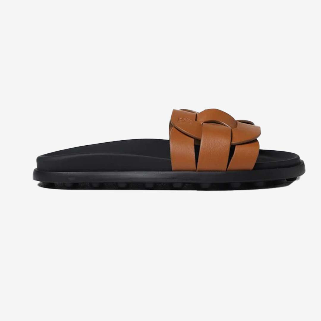 SANDALIA TOD'S DAMA CAFE CUERO (XXW68K0GT60MIDS410)