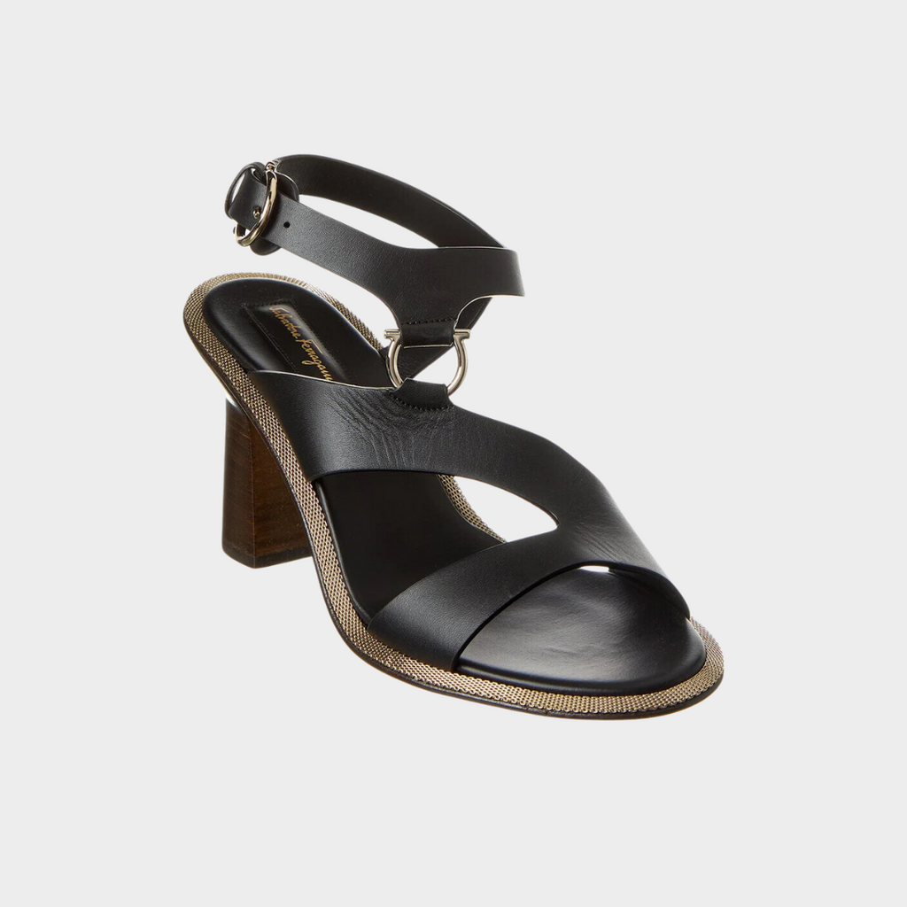 SANDALIA FERRAGAMO NEGRO  DAMA (758461-MAPI 85)