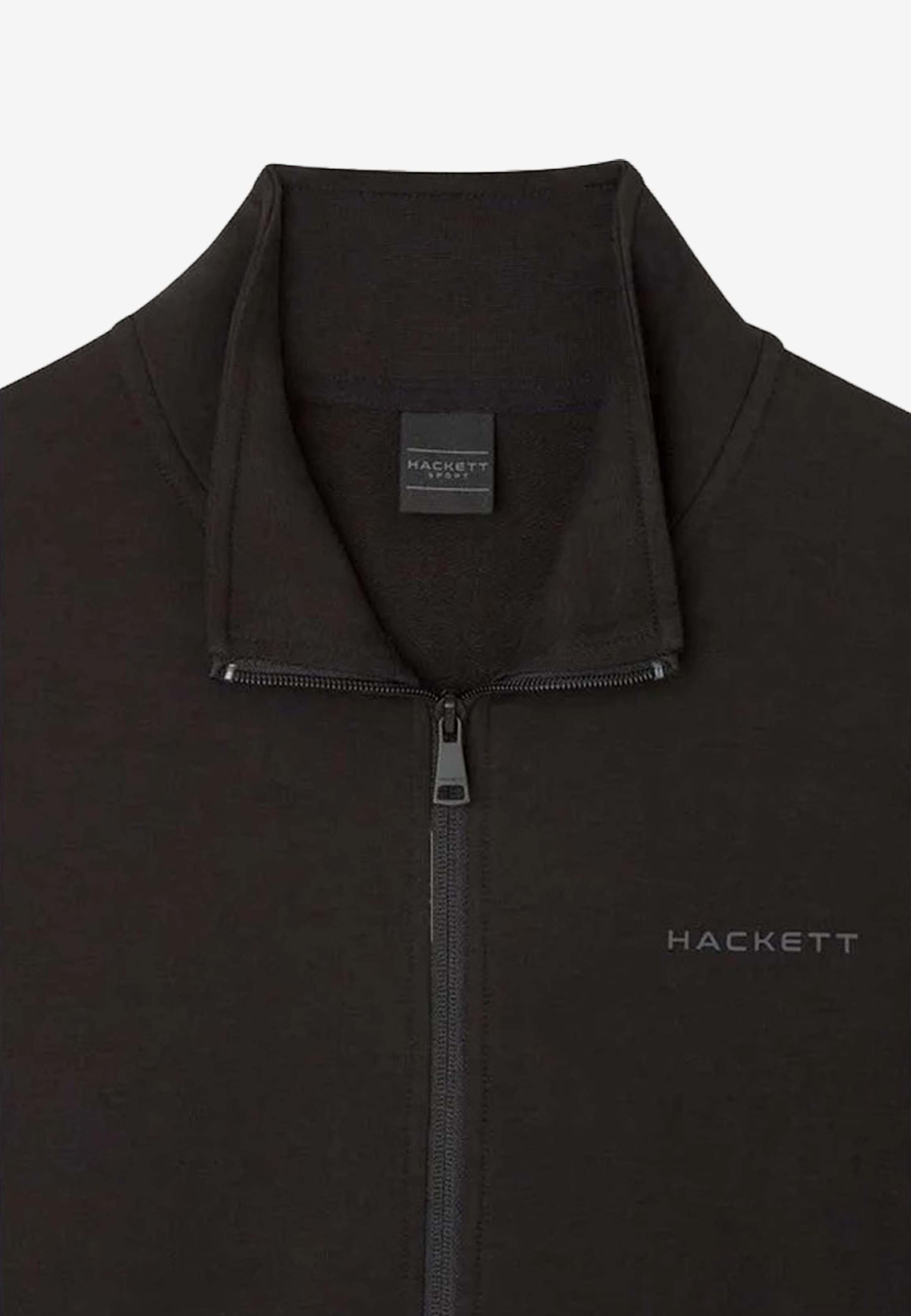 CHAQUETA HACKETT LONDON NEGRO  GRIS ALG + ELAS (HM581231-9DU)