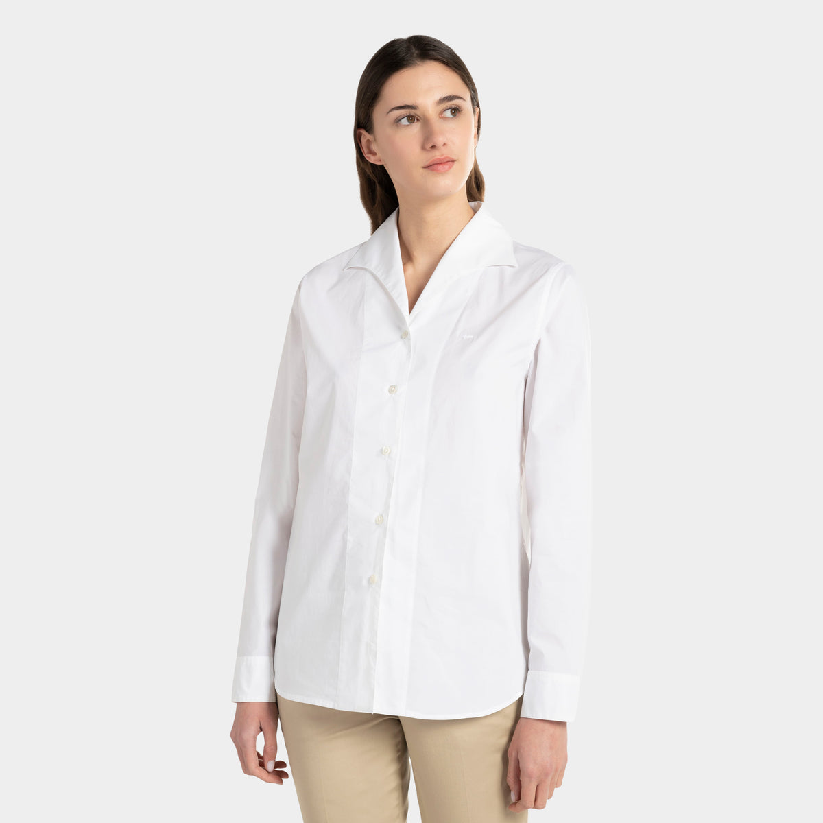 BLUSA HARMONT DAMA BLANCO ALGODON  (C0JDA8011469-100)
