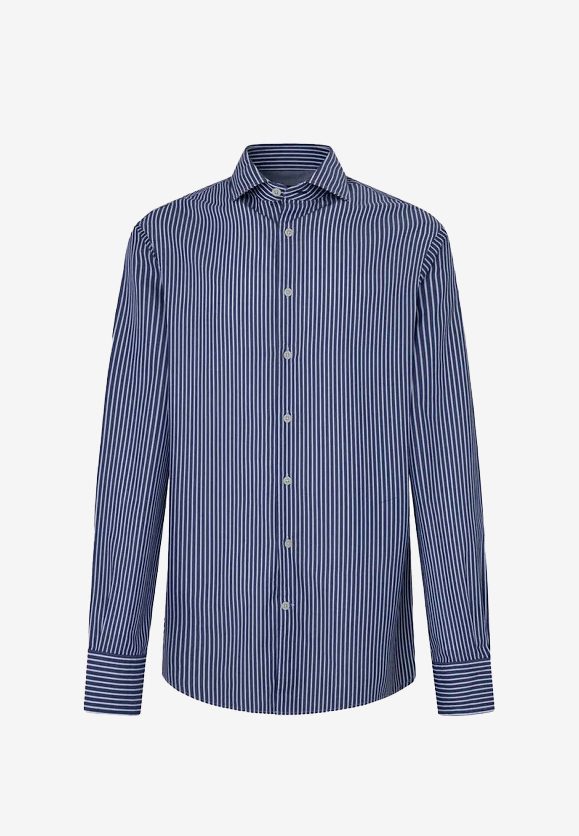 CAMISA SPORT HACKETT LONDON AZUL ALGODON  (HM309812-595)