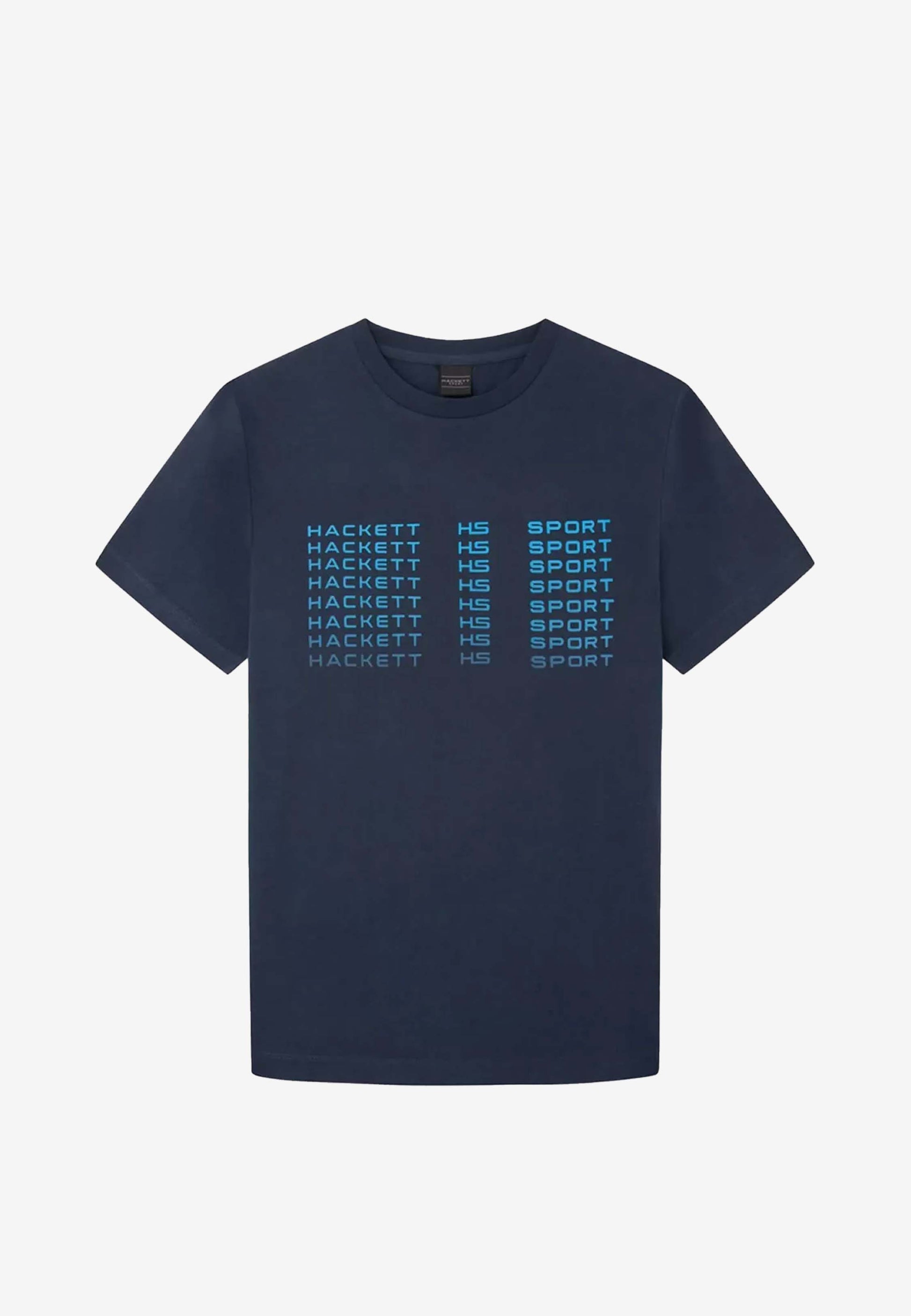 CAMISETA-TSHIRT HACKETT LONDON AZUL ALGODON (HM500803-595)