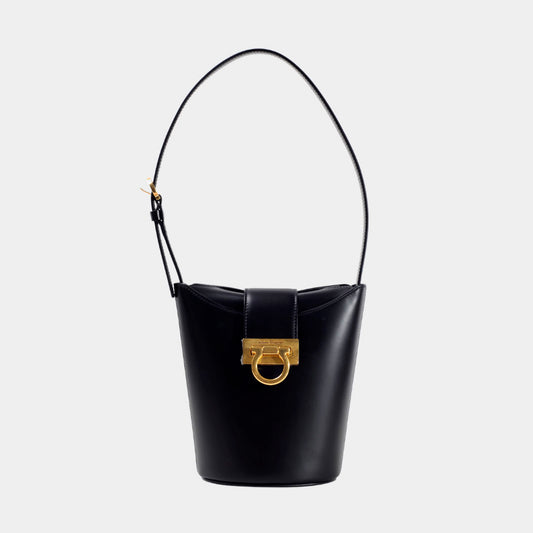 BOLSO FERRAGAMO DAMA NEGRO CUERO (748442-211194)