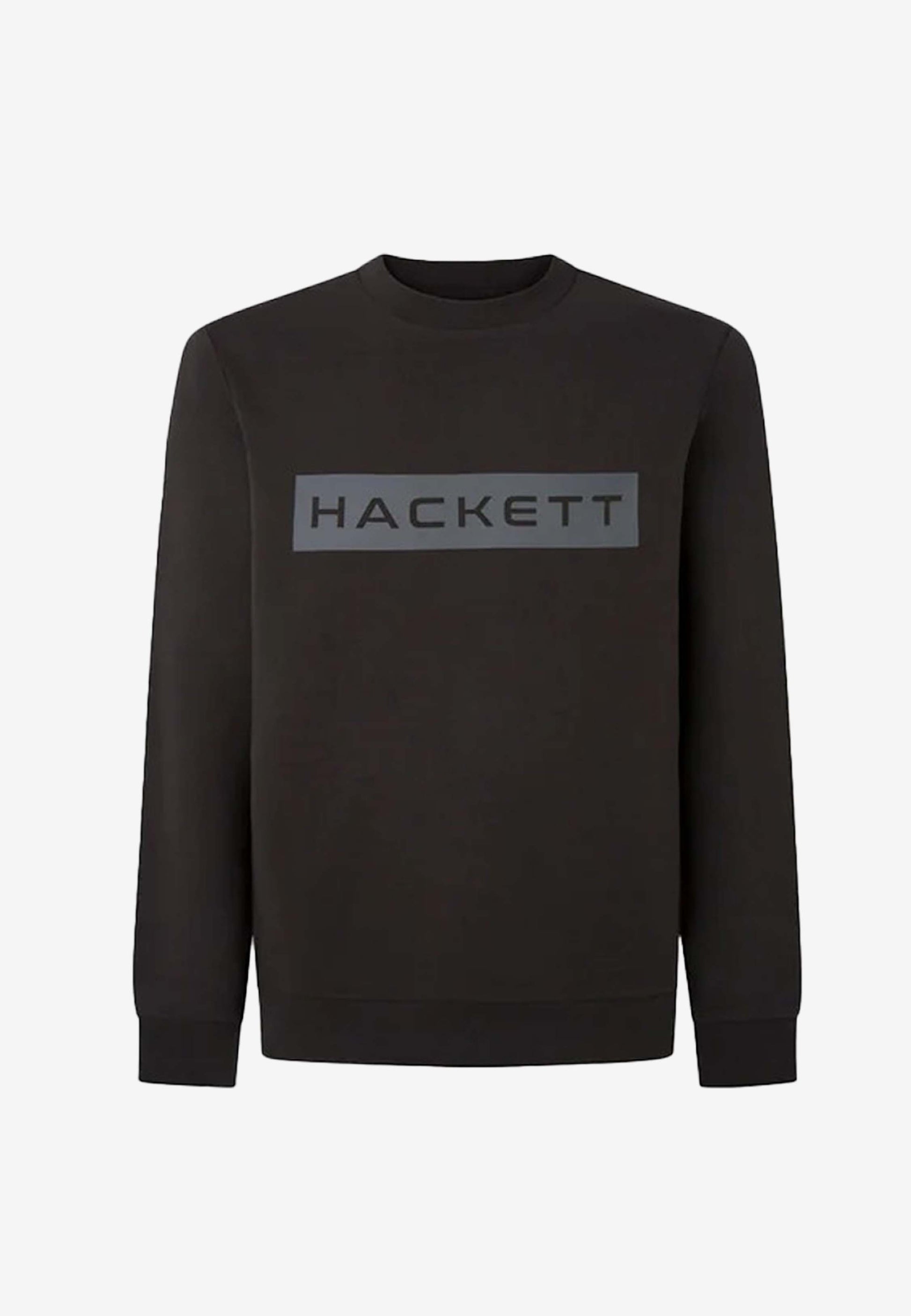 SWEAT-SHIRT HACKETT LONDON NEGRO GRIS ALG + ELAS (HM581166-9DU)