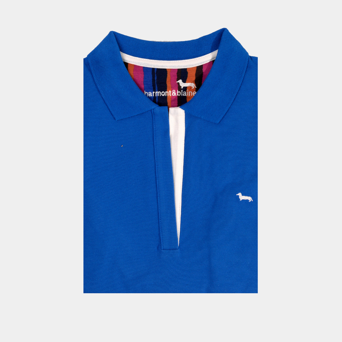 CAMISETA POLO HARMONT DAMA AZUL (L0KDA9021271-816)