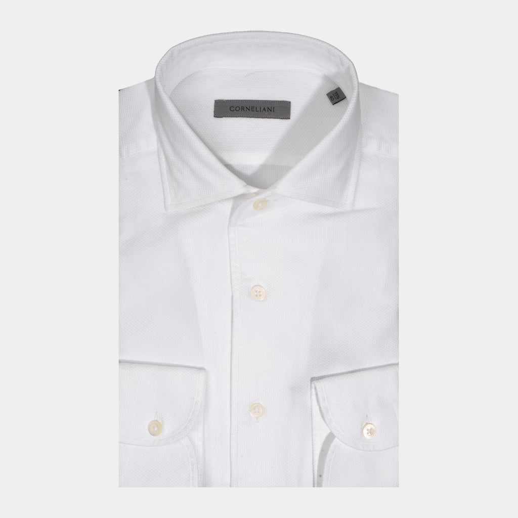 CAMISA CORNELIANI BLANCO ALGODON (91P126-3111303-028)