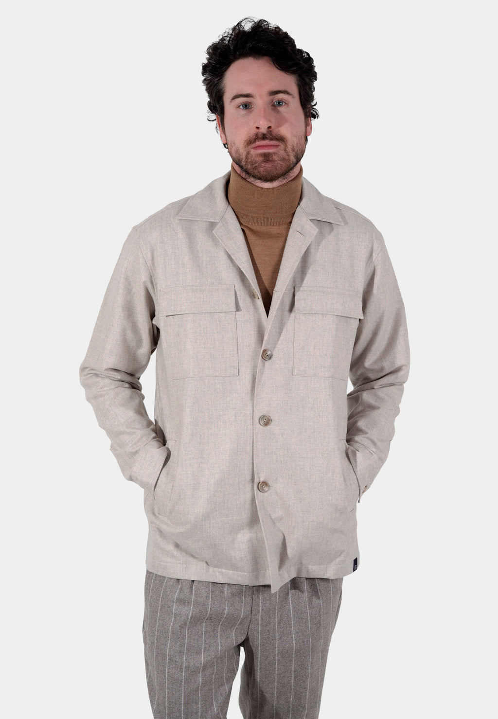 CHAQUETA BOGGI CAFE LANA T-L (23A027602)
