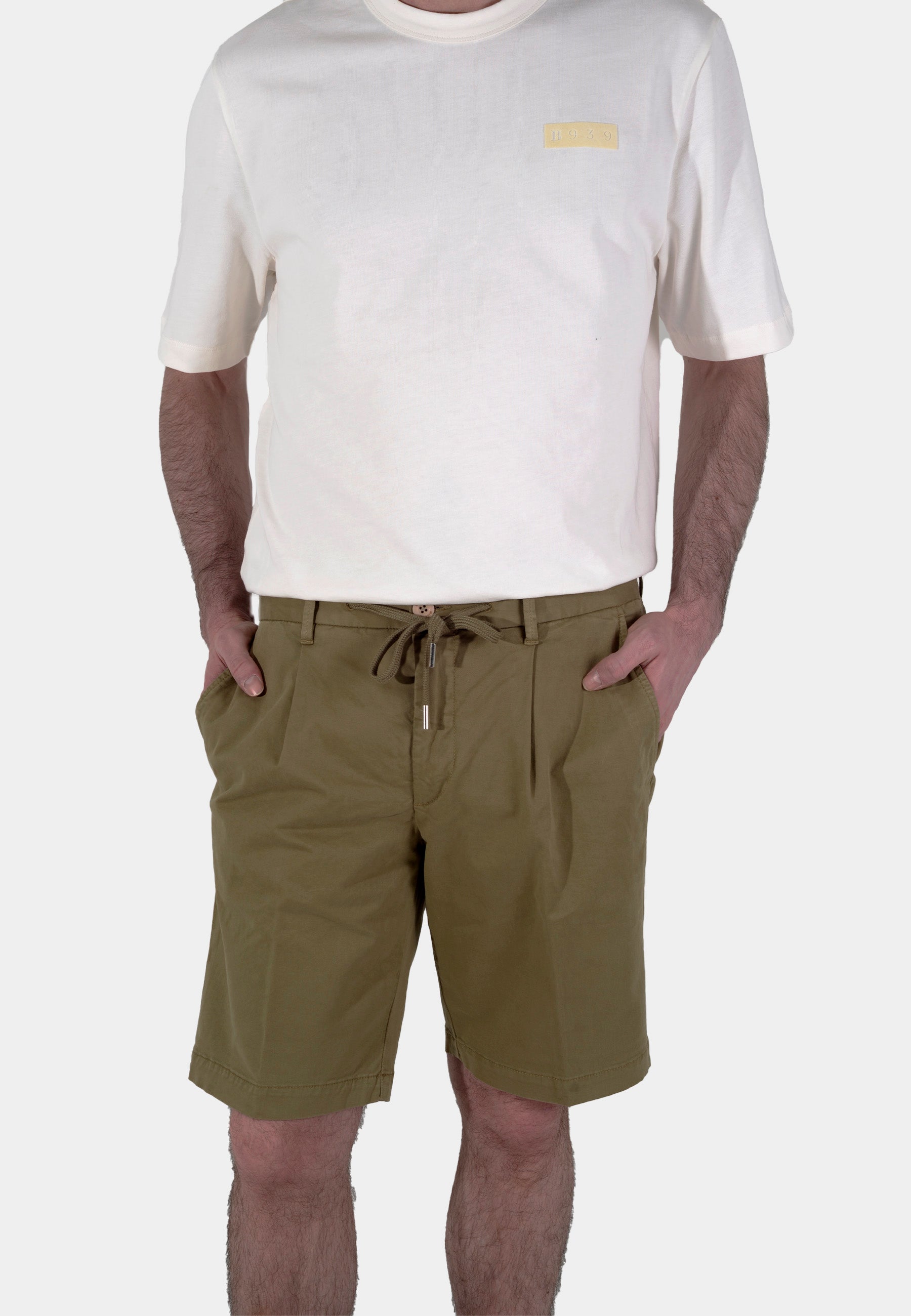 Bermuda Hombre Verde Oliva B.