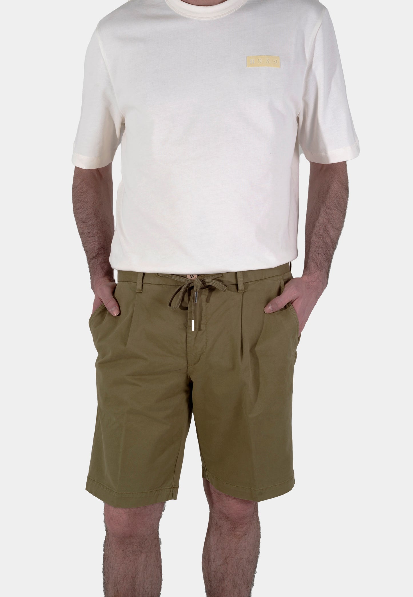 BERMUDAS BOGGI VERDE ALG + ELA (23A054204)