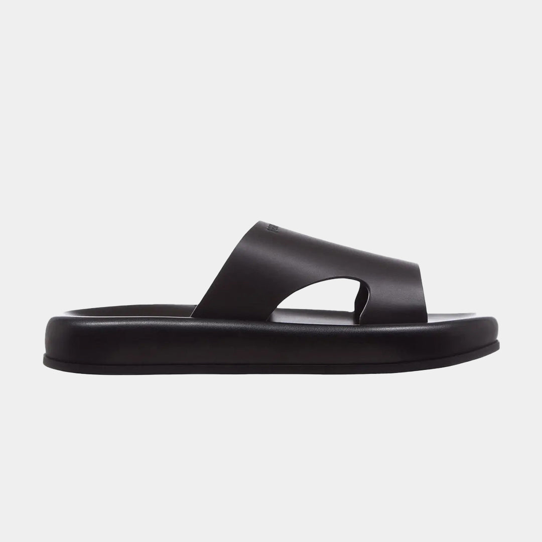 SANDALIAS FERRAGAMO NEGRO CUERO (772060-DOLCE)