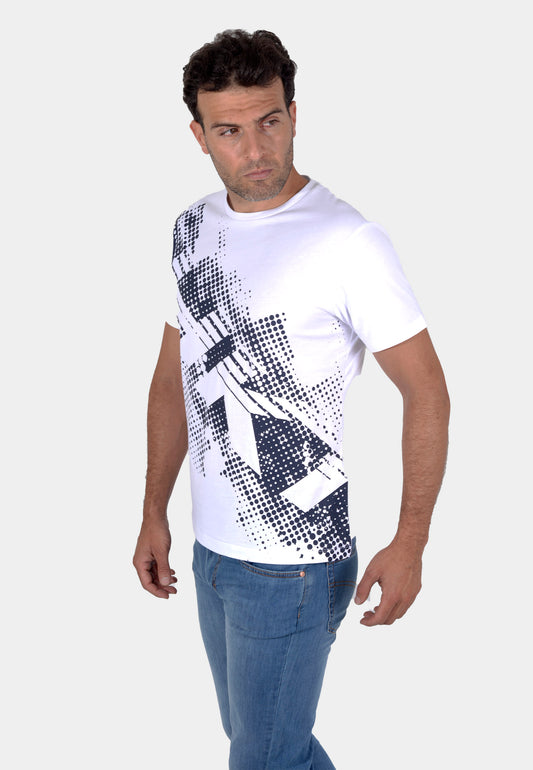 CAMISETA TSHIRT HACKETT BLANCO 100% COTTON (HM500687-800)