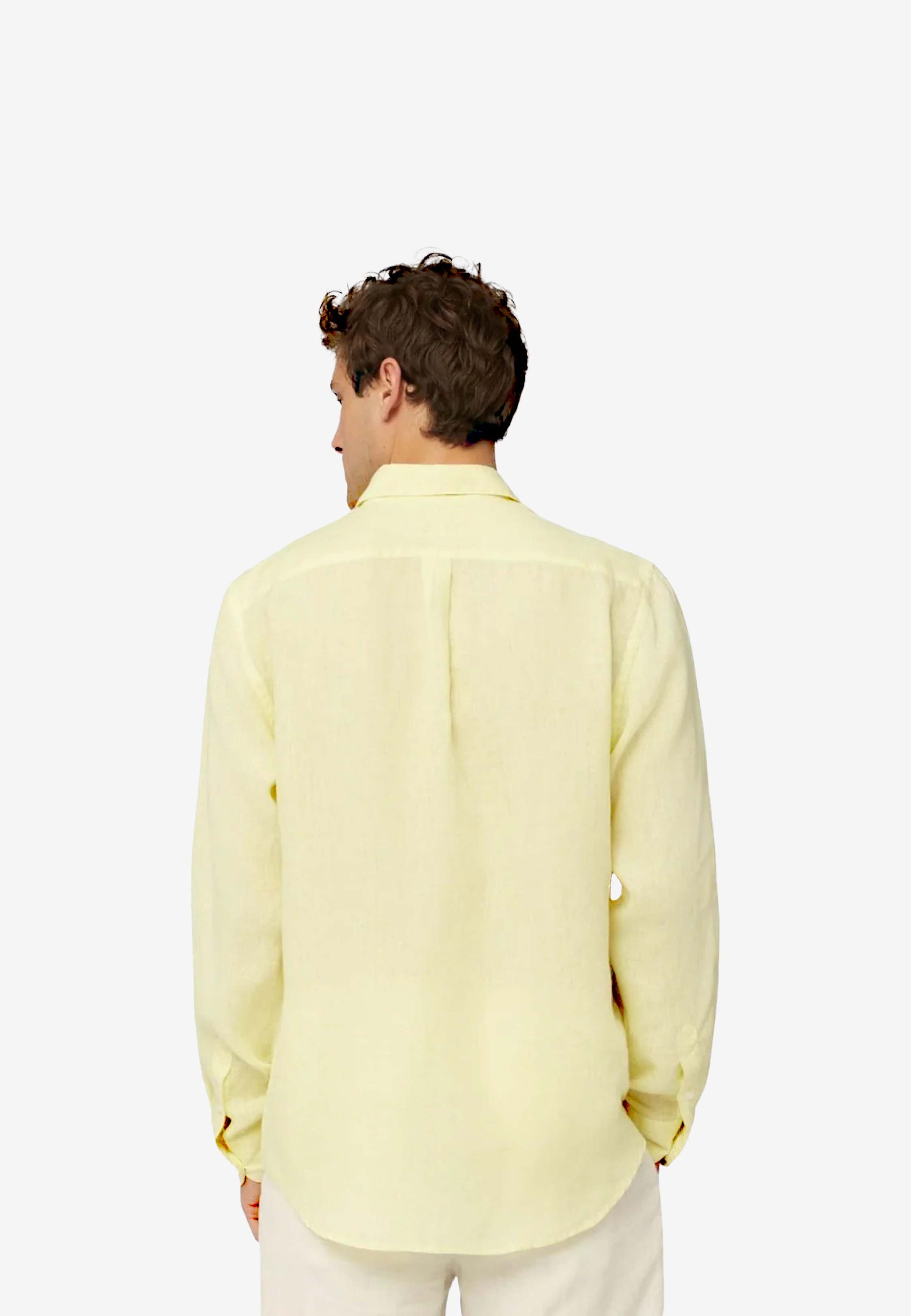 CAMISA HARMOT&BLAINE AMARILLO LINO (CRL001012833I-310)