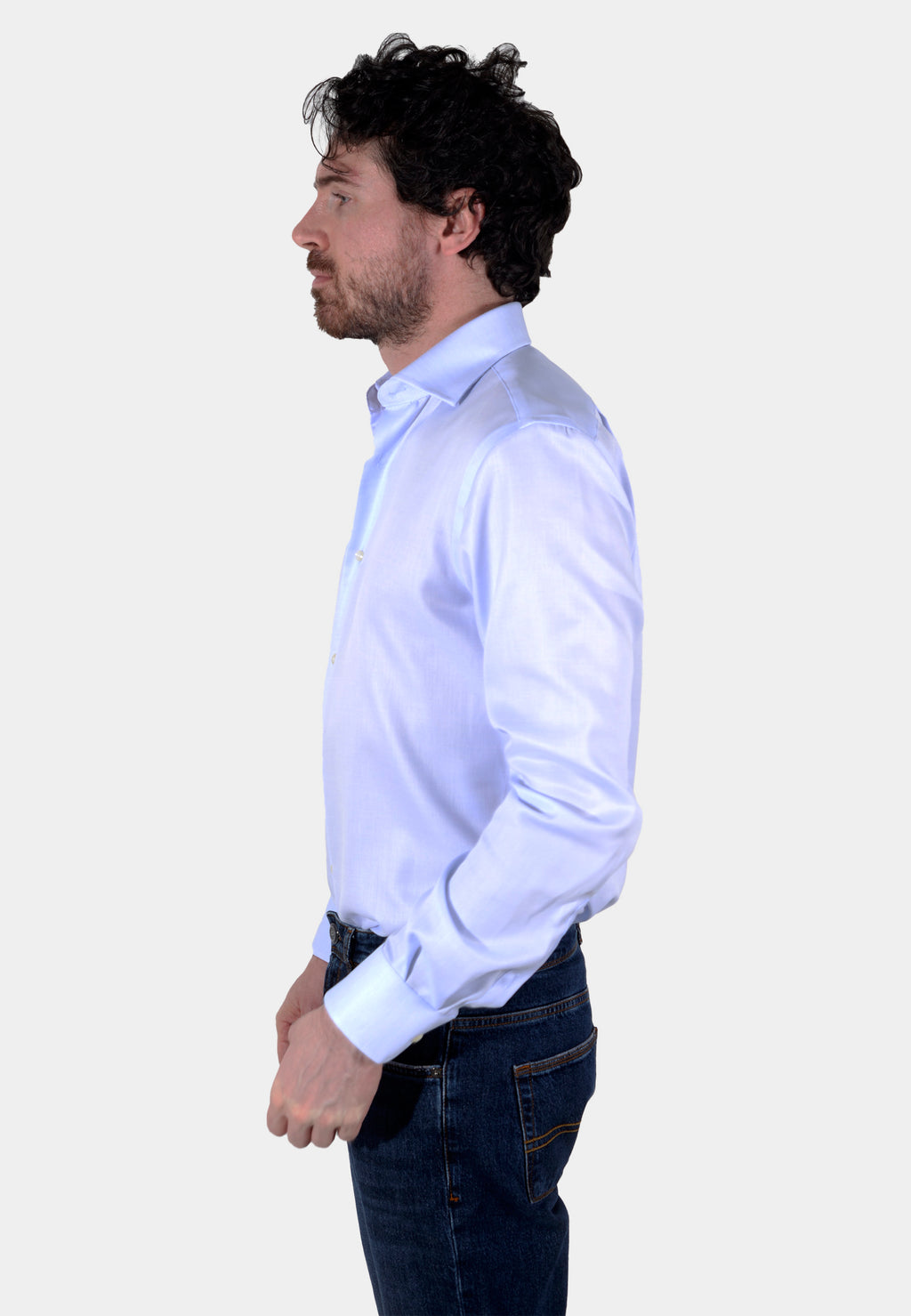 CAMISA BOGGI AZUL algodon (23A068702)