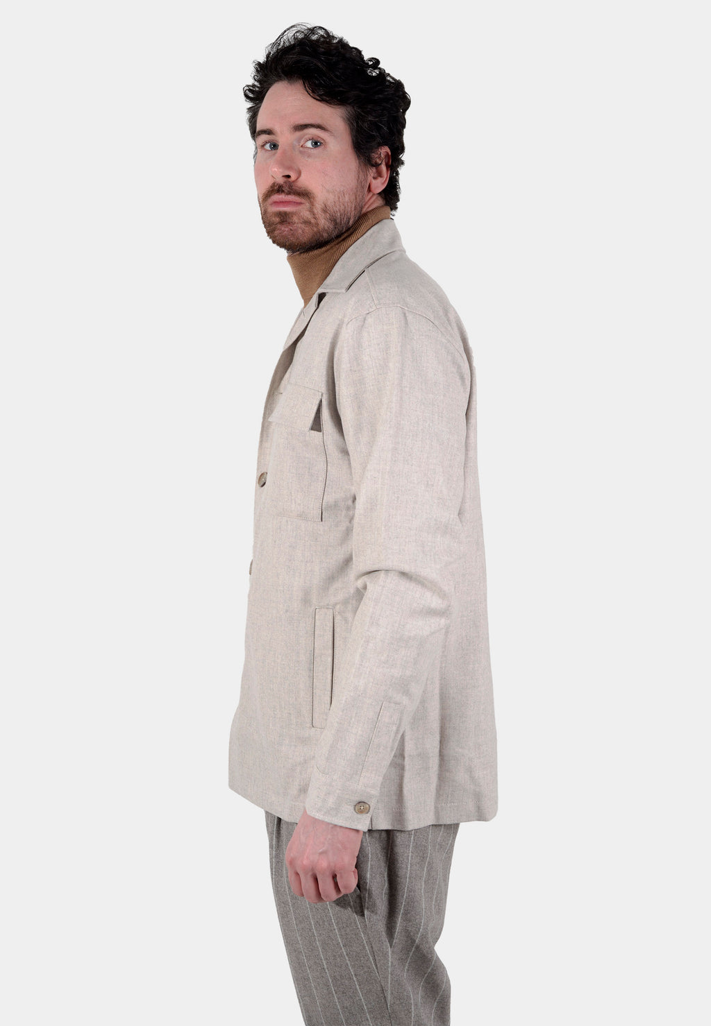 CHAQUETA BOGGI CAFE LANA T-L (23A027602)