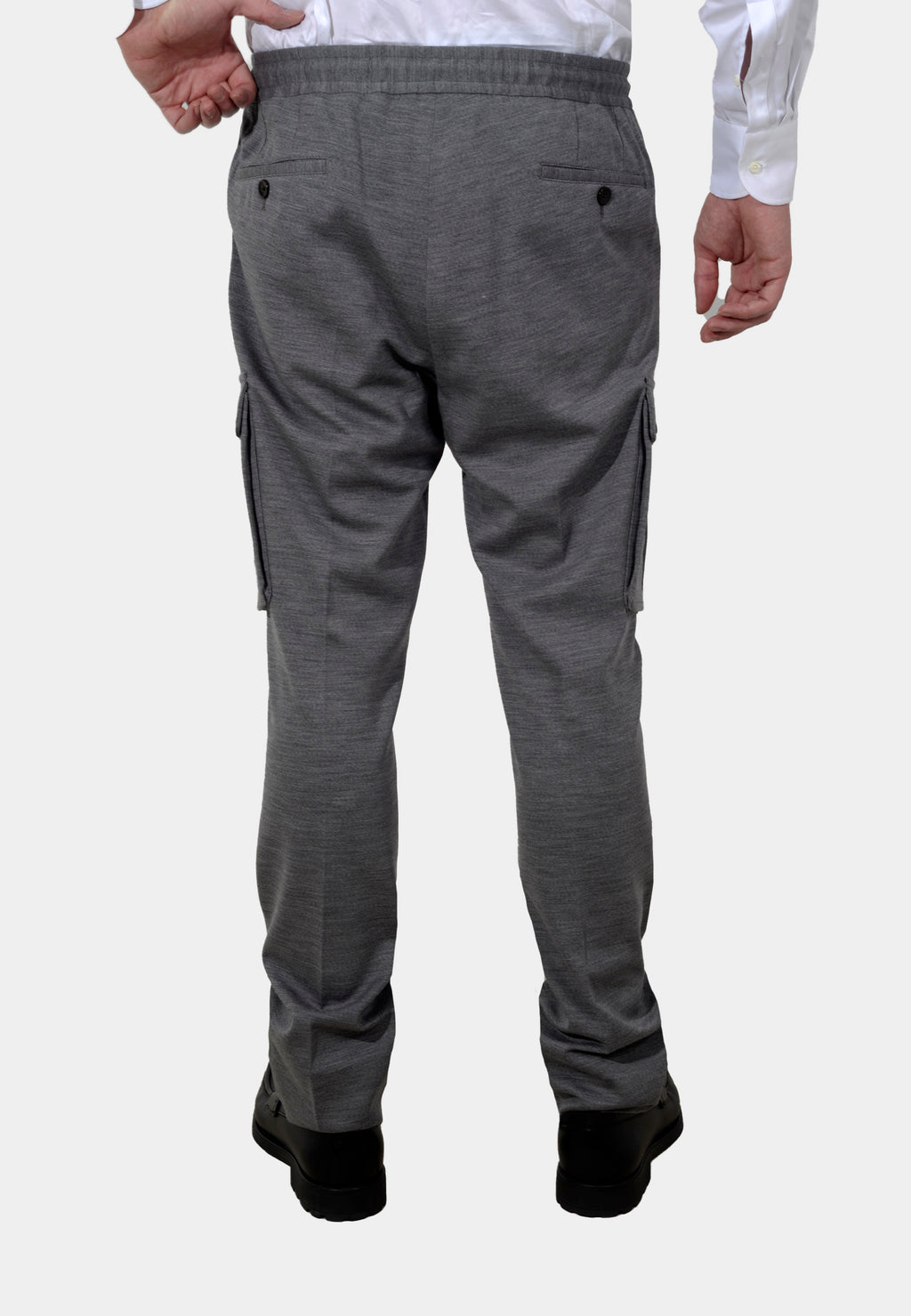 PANTALON CORNELIANI GRIS LANA + ALG + PL (914L14-3118800-018)