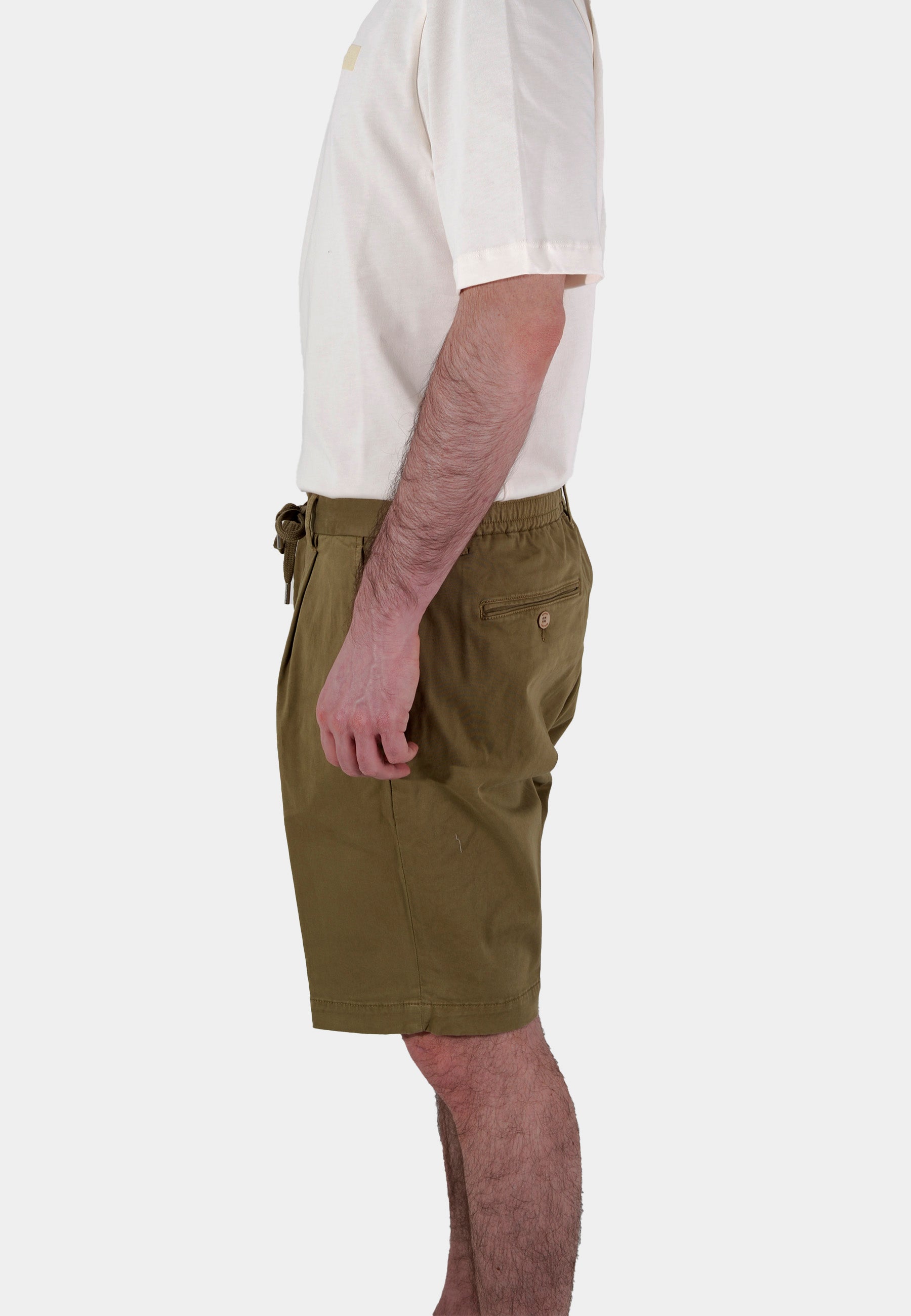 Bermuda Hombre Verde Oliva B.