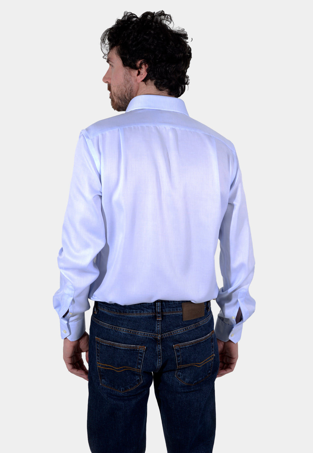 CAMISA BOGGI AZUL algodon (23A068702)