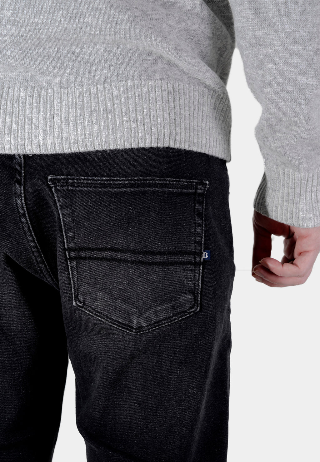 JEANS BOGGI NEGRO ALG + ELAS T-38 IM869 (23A038701)