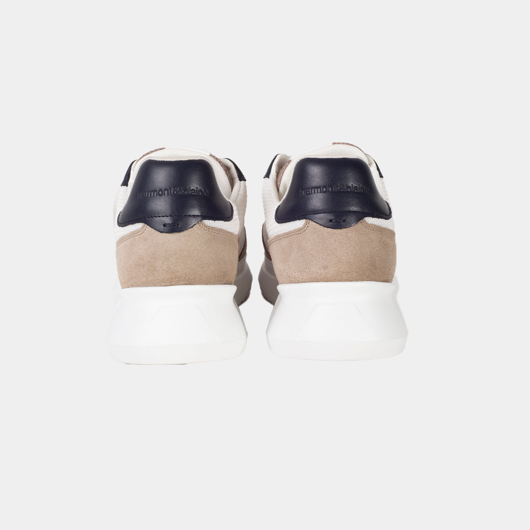 TENIS H&B SHOES BEIGE TEXTIL CUERO (EFM2410316240)