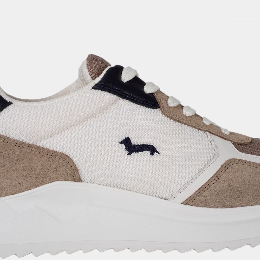 TENIS H&B SHOES BEIGE TEXTIL CUERO (EFM2410316240)
