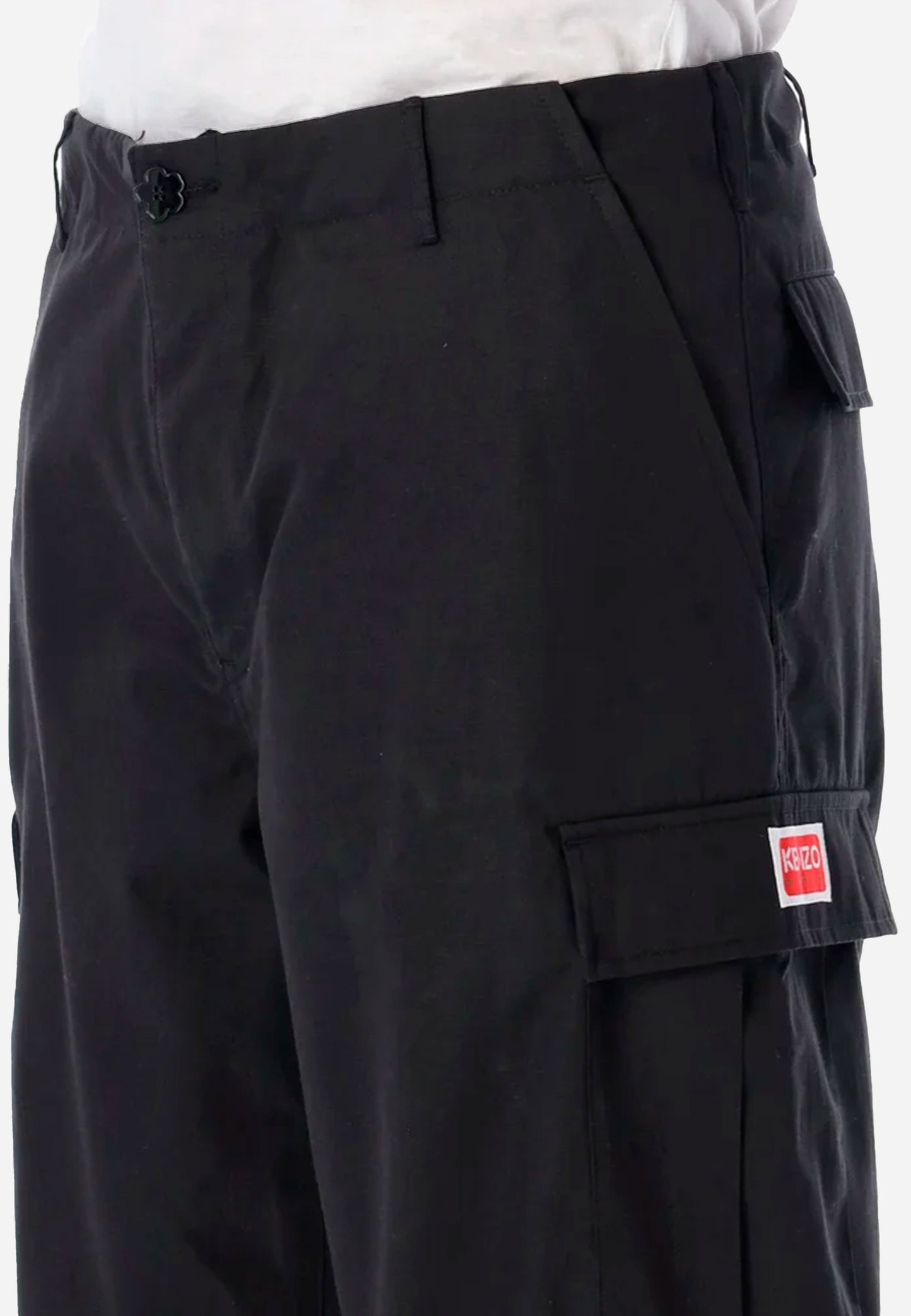 PANTALON KENZO CABALLERO NEGRO ALGODON (FC65PA2429DD-99J)