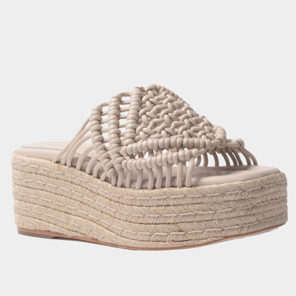 SANDALIA PALOMA BARCELO BEIGE CUERO (102316VESTA)