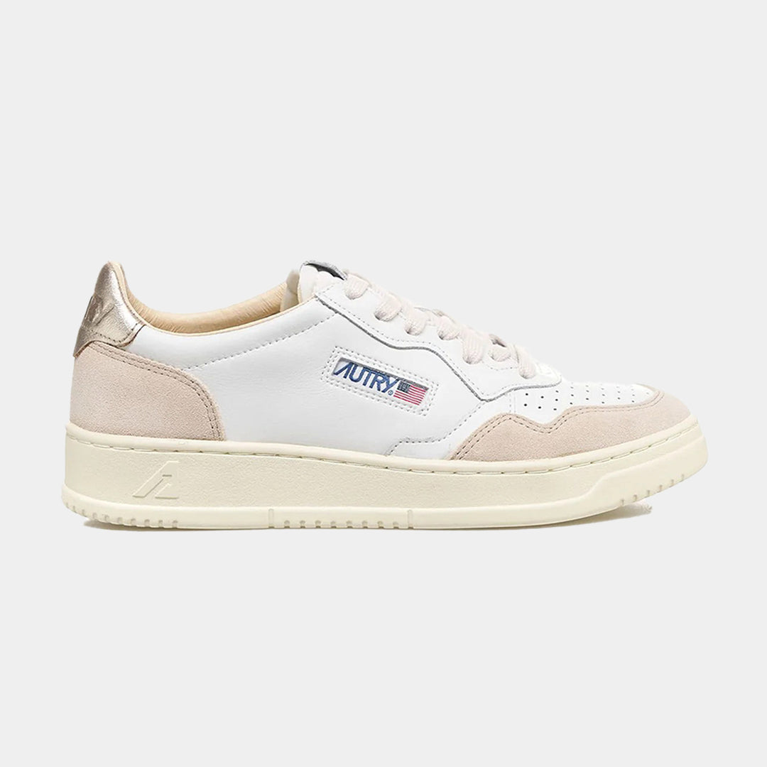 Tenis Medalist Dama Blanco/Beige/Dorado