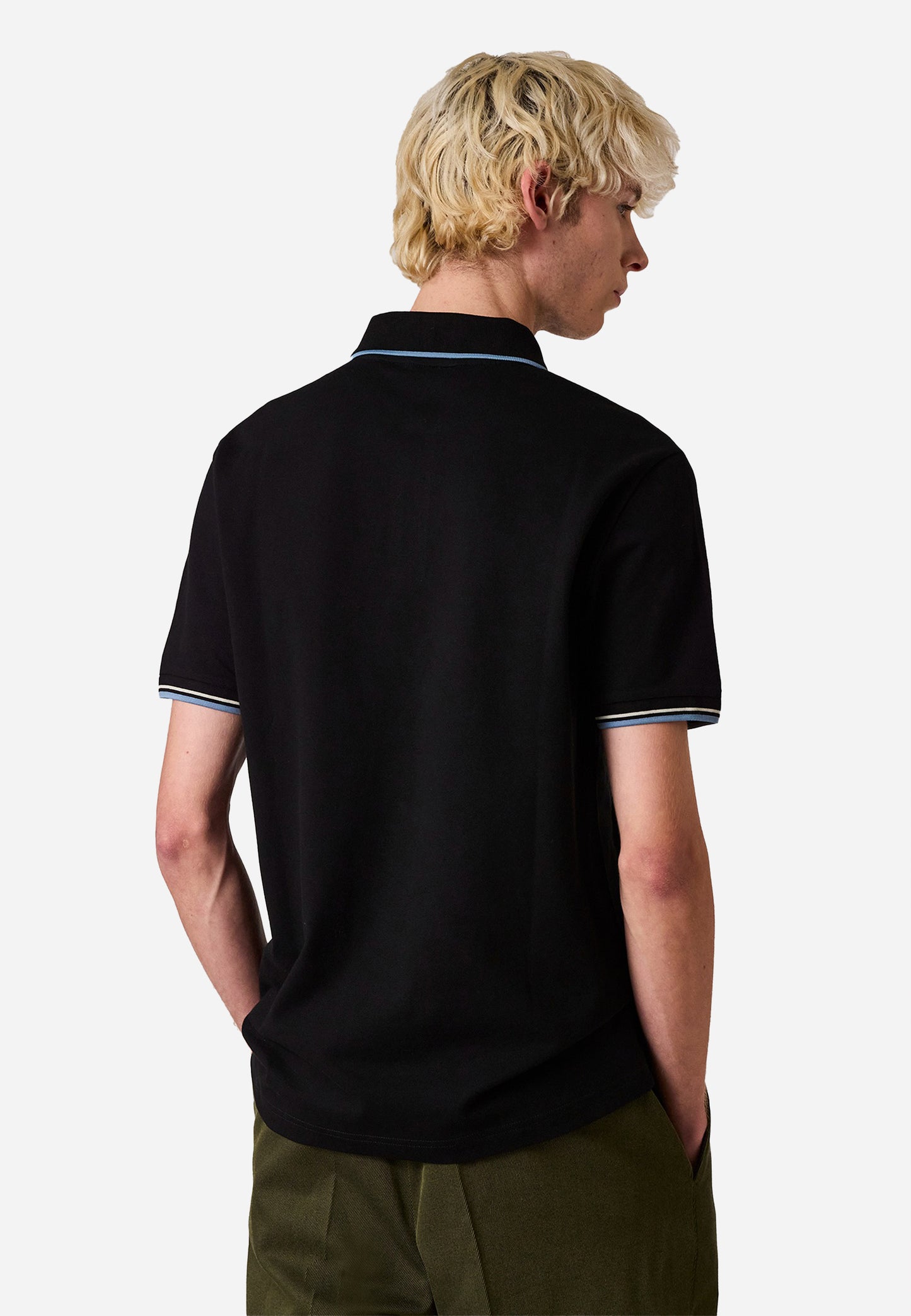 CAMISETA POLO PAUL SMITH NEGRO ALG + ELAS (M2R-096Z-N21511-79)