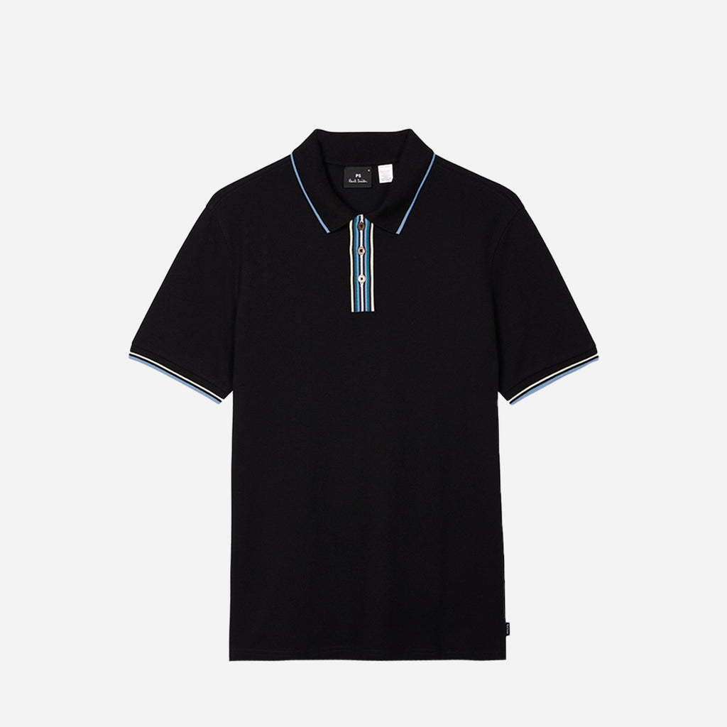 CAMISETA POLO PAUL SMITH NEGRO ALG + ELAS (M2R-096Z-N21511-79)