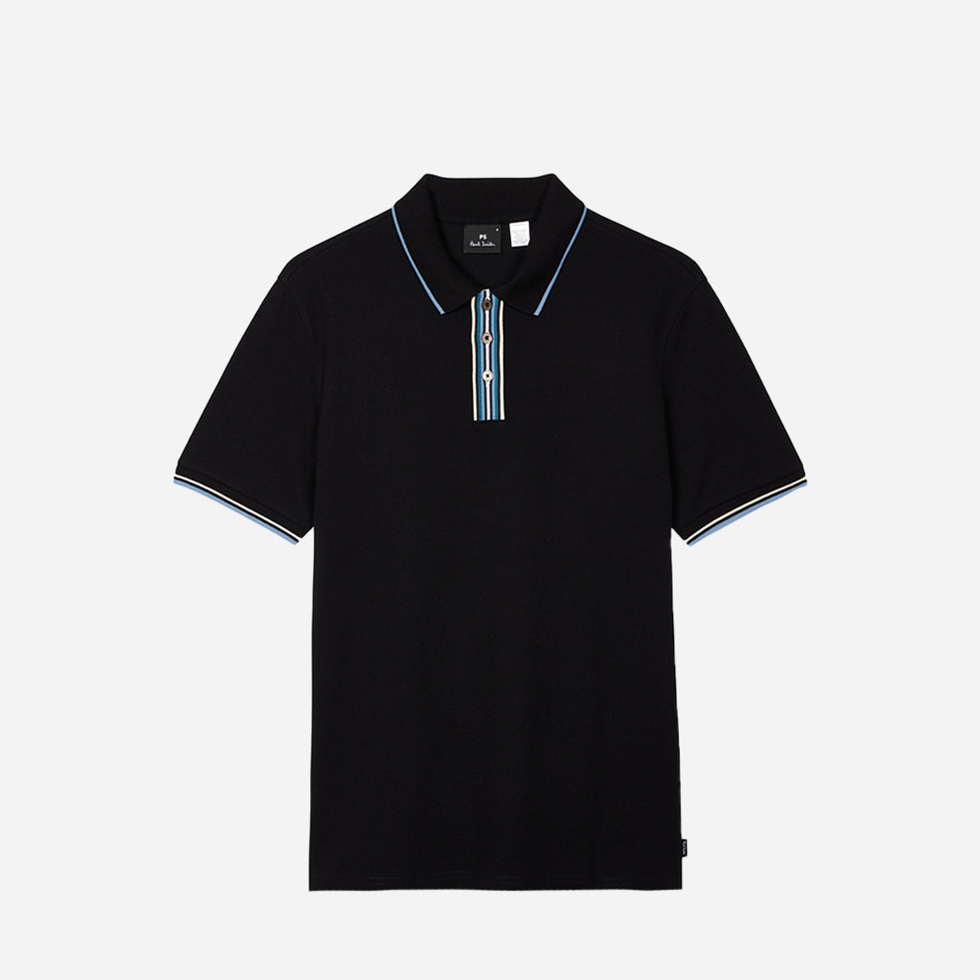 CAMISETA POLO PAUL SMITH NEGRO ALG + ELAS (M2R-096Z-N21511-79)