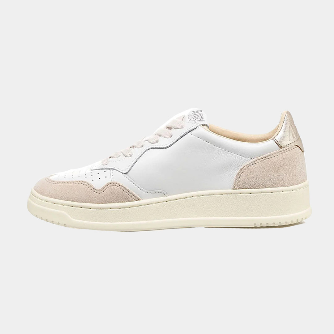 Tenis Medalist Dama Blanco/Beige/Dorado