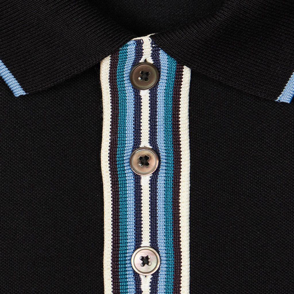 CAMISETA POLO PAUL SMITH NEGRO ALG + ELAS (M2R-096Z-N21511-79)