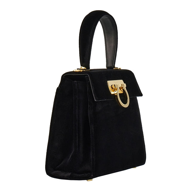 BOLSO FERRAGAMO DAMA NEGRO CUERO (749021-212193)