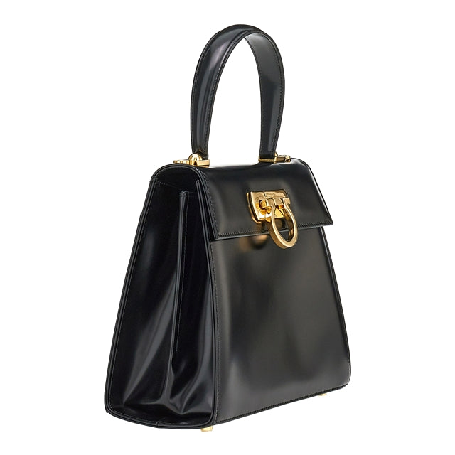BOLSO FERRAGAMO DAMA NEGRO CUERO (749021-212193)