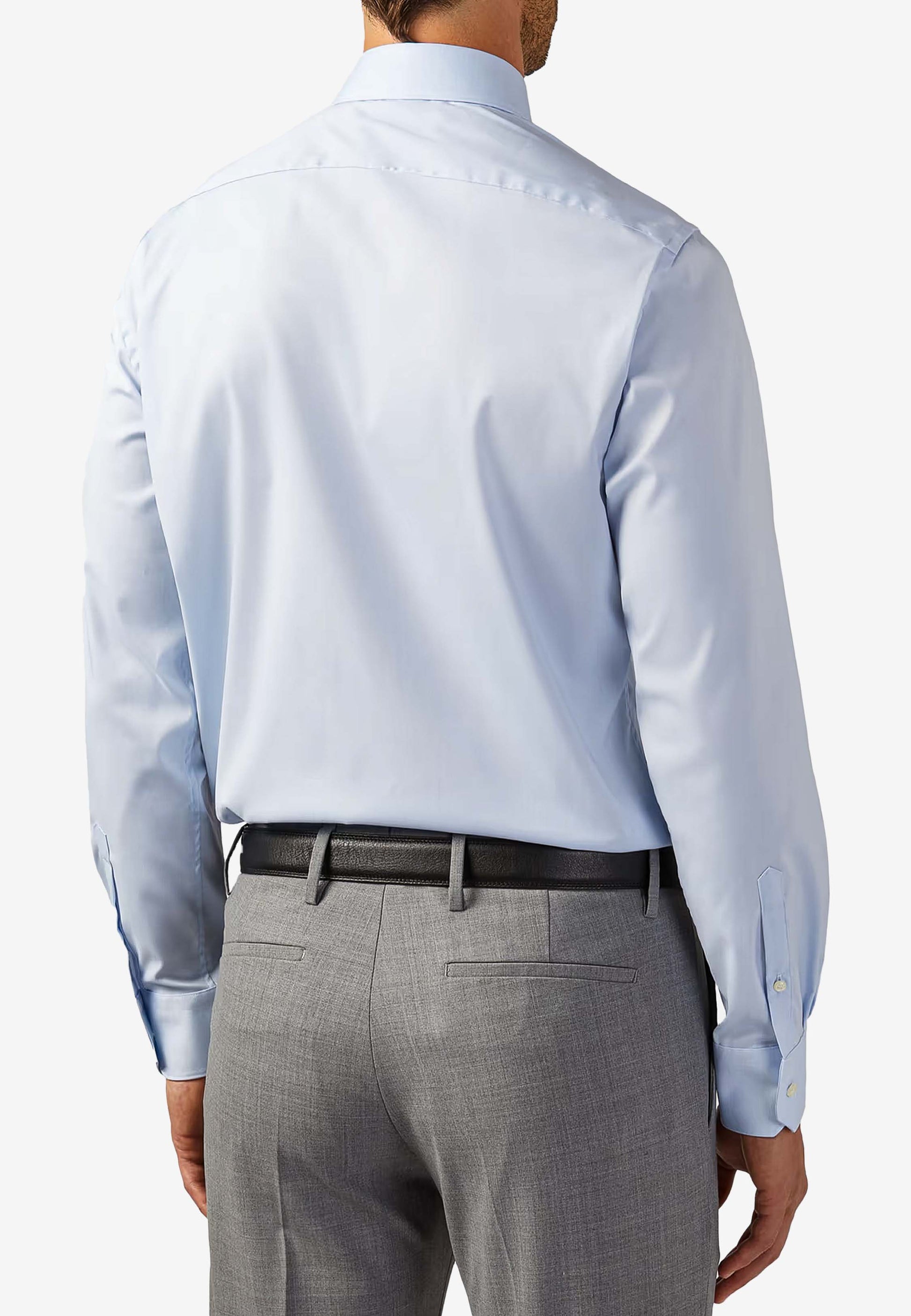 Camisa Boggi Azul en Algodón y Elastano