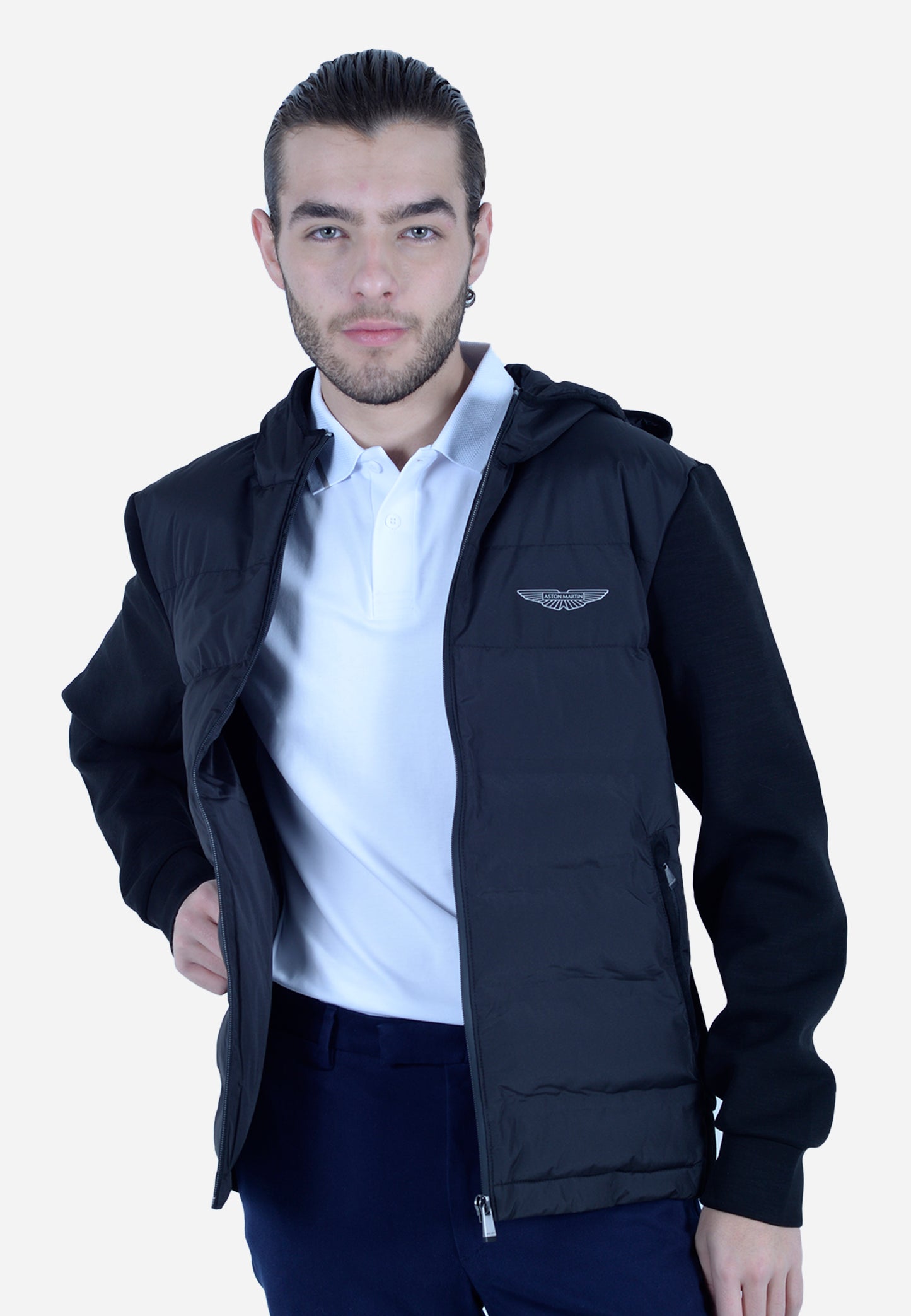 CHAQUETA HACKETT LONDON NEGRO POLI + ALG + ELAS (HM581206-999)