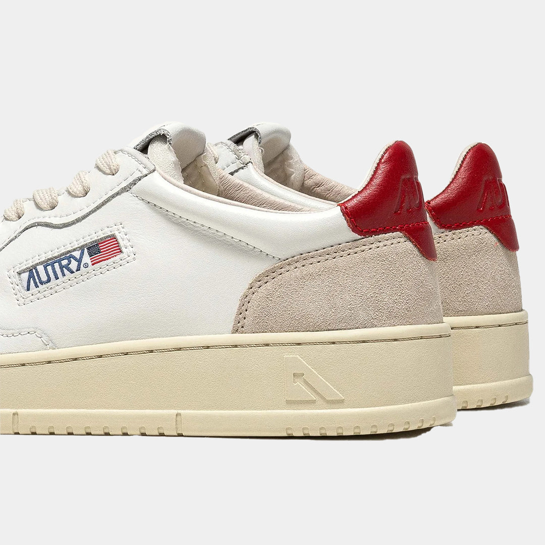 Tenis Medalist Dama Blanco/Rojo