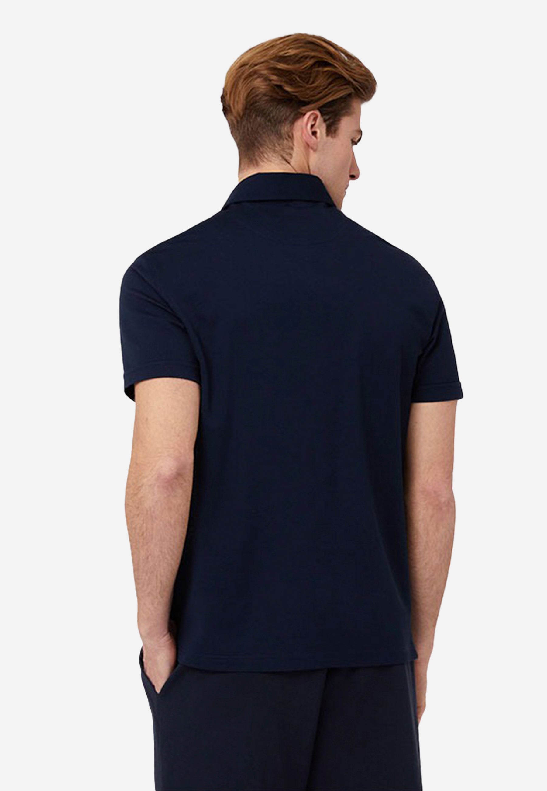 Camisa Polo Azul Marino H&B