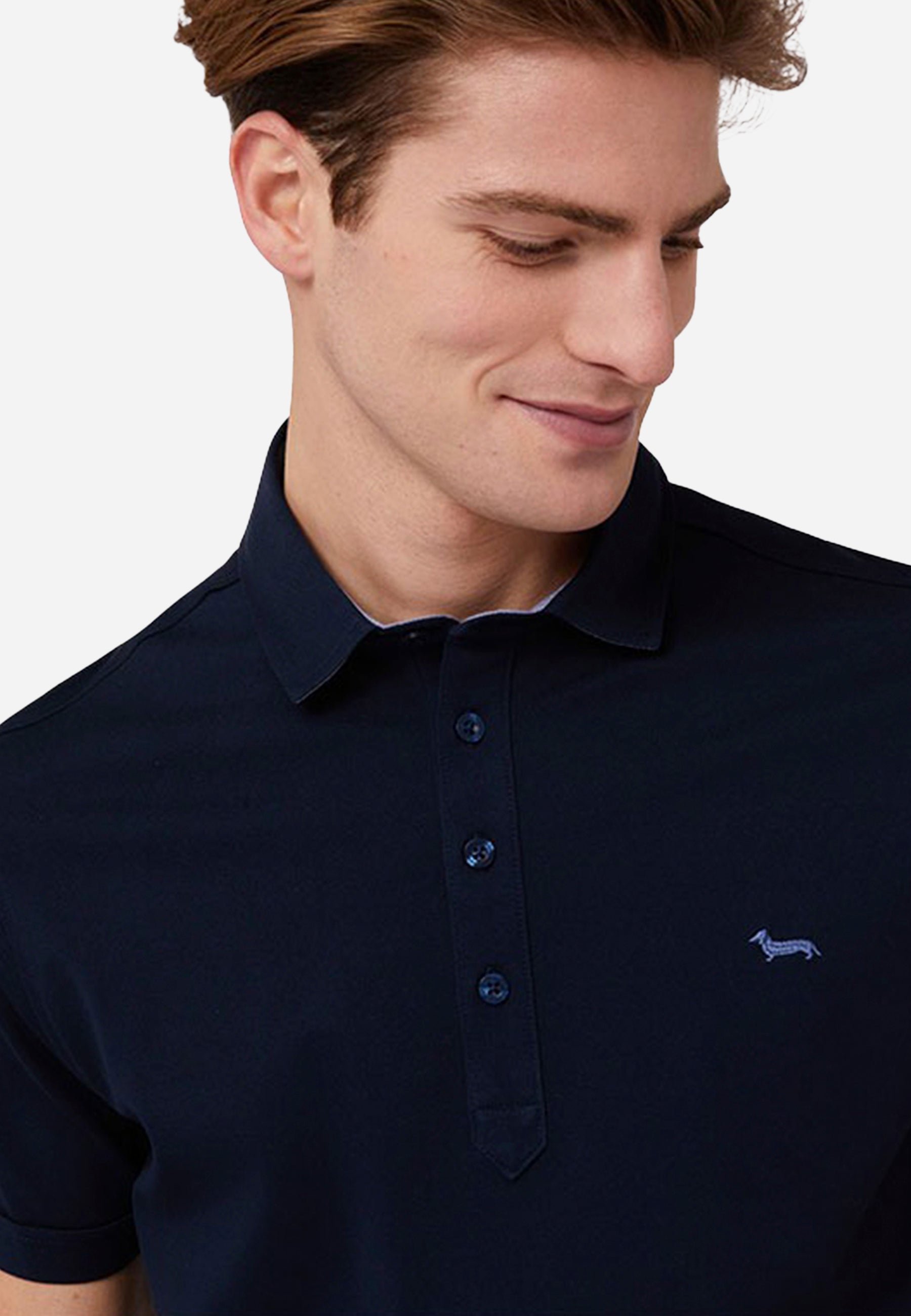 Camisa Polo Azul Marino H&B