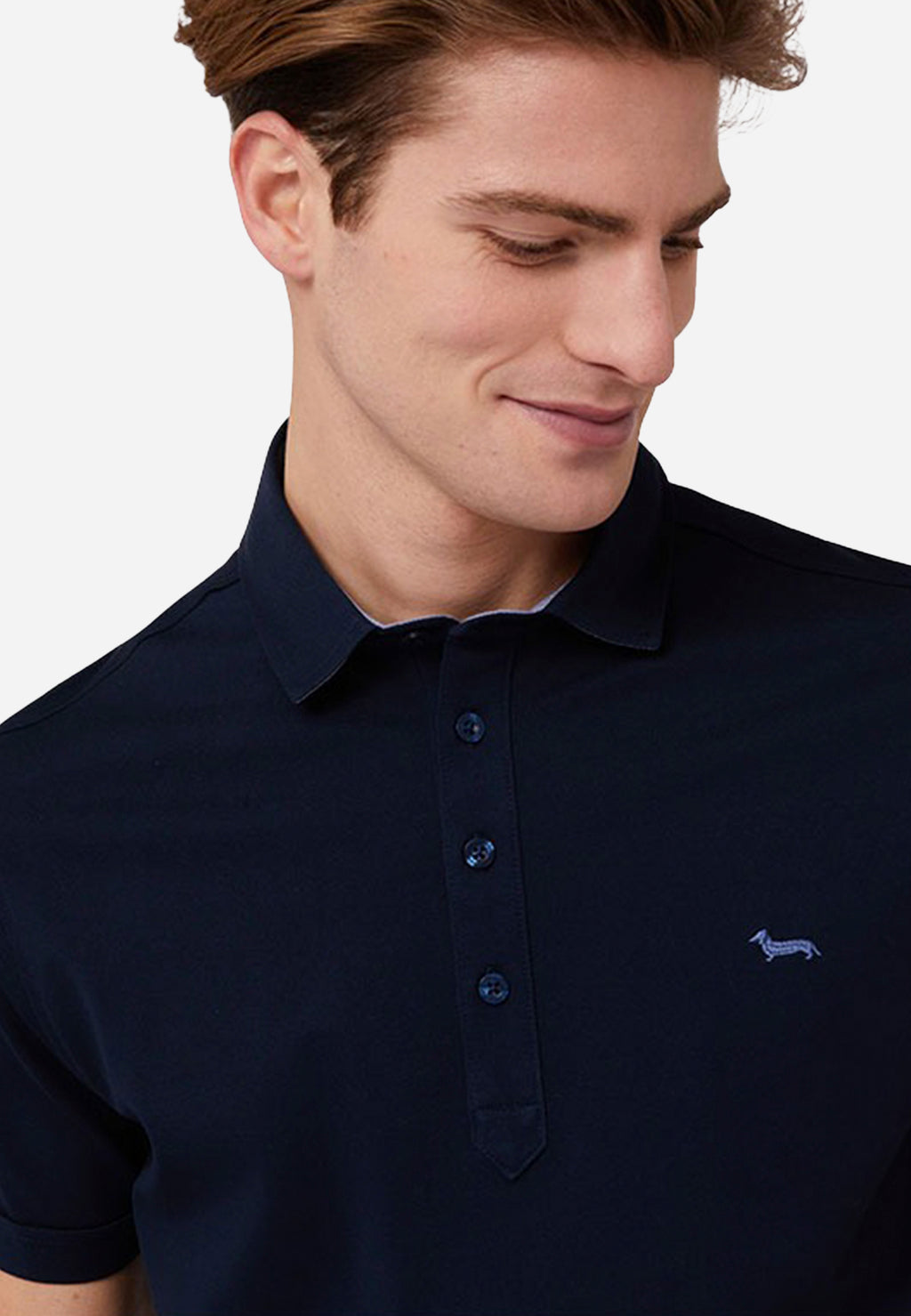 Camisa Polo Azul Marino H&B