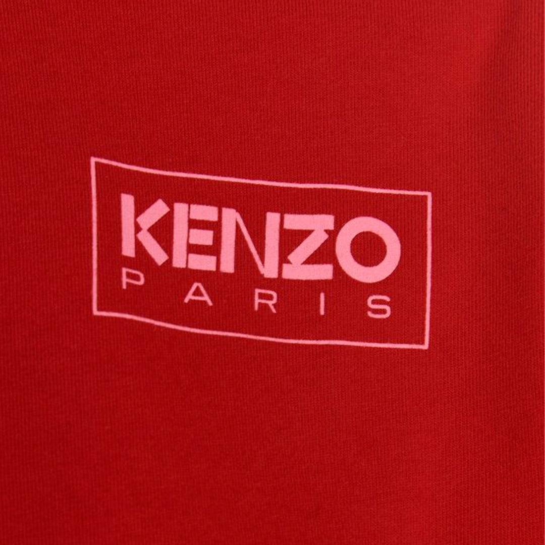 CAMISETA-TSHIRT KENZO DAMA ROJO ALGODON (FC62TS0094SG-21)