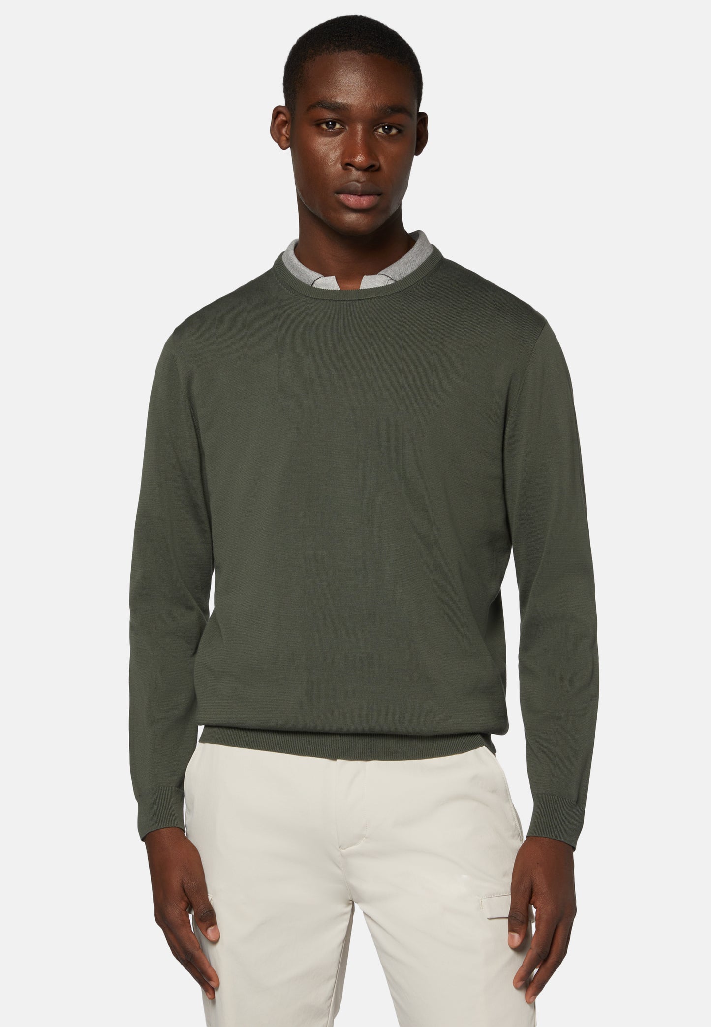 SWETER BOGGI VERDE ALGODON (23P009505)