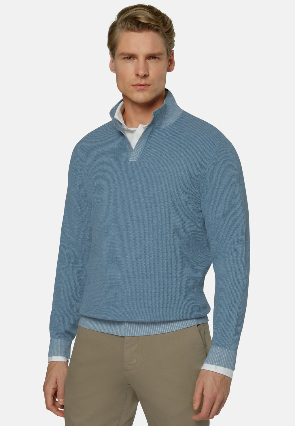 SWETER BOGGI AZUL ALGODON (23P010202)