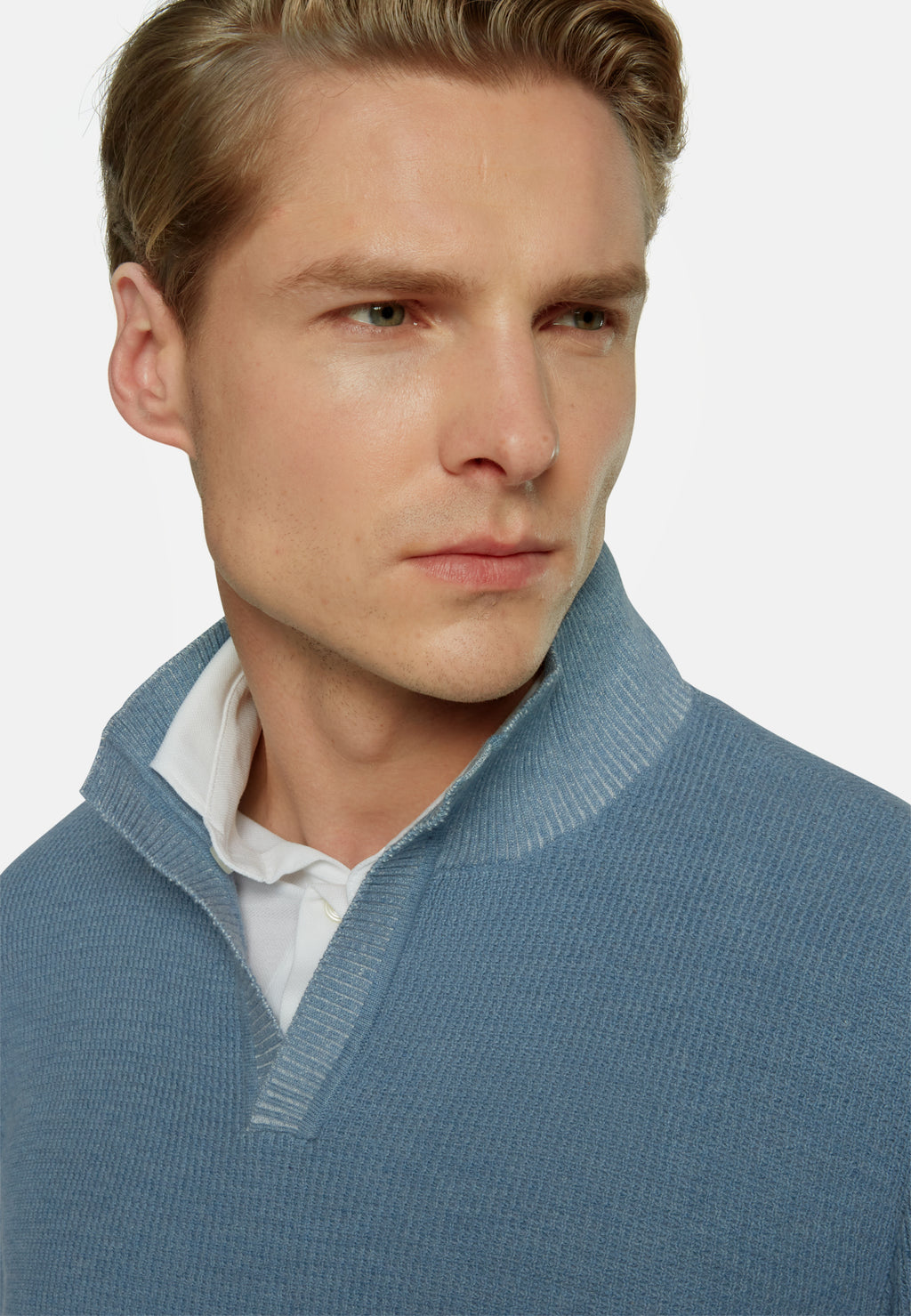 SWETER BOGGI AZUL ALGODON (23P010202)
