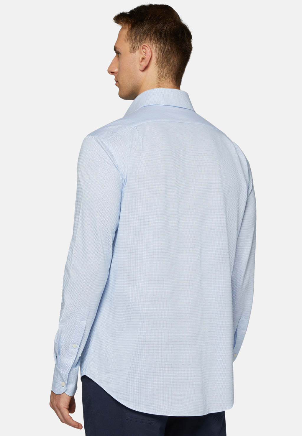 CAMISA BOGGI AZUL PTOS ALGODON (23P011301)