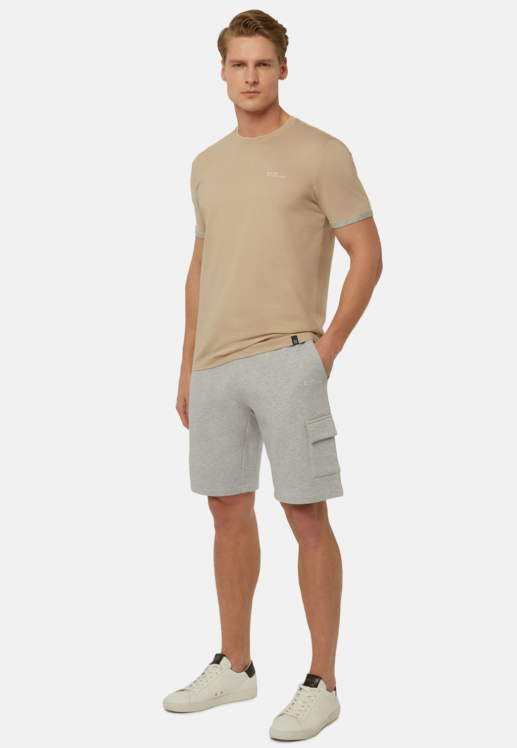 BERMUDAS BOGGI GRIS ALGODON (23P016002)