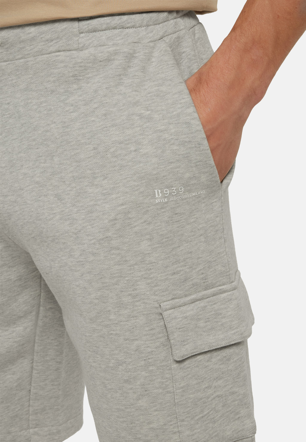 BERMUDAS BOGGI GRIS ALGODON (23P016002)