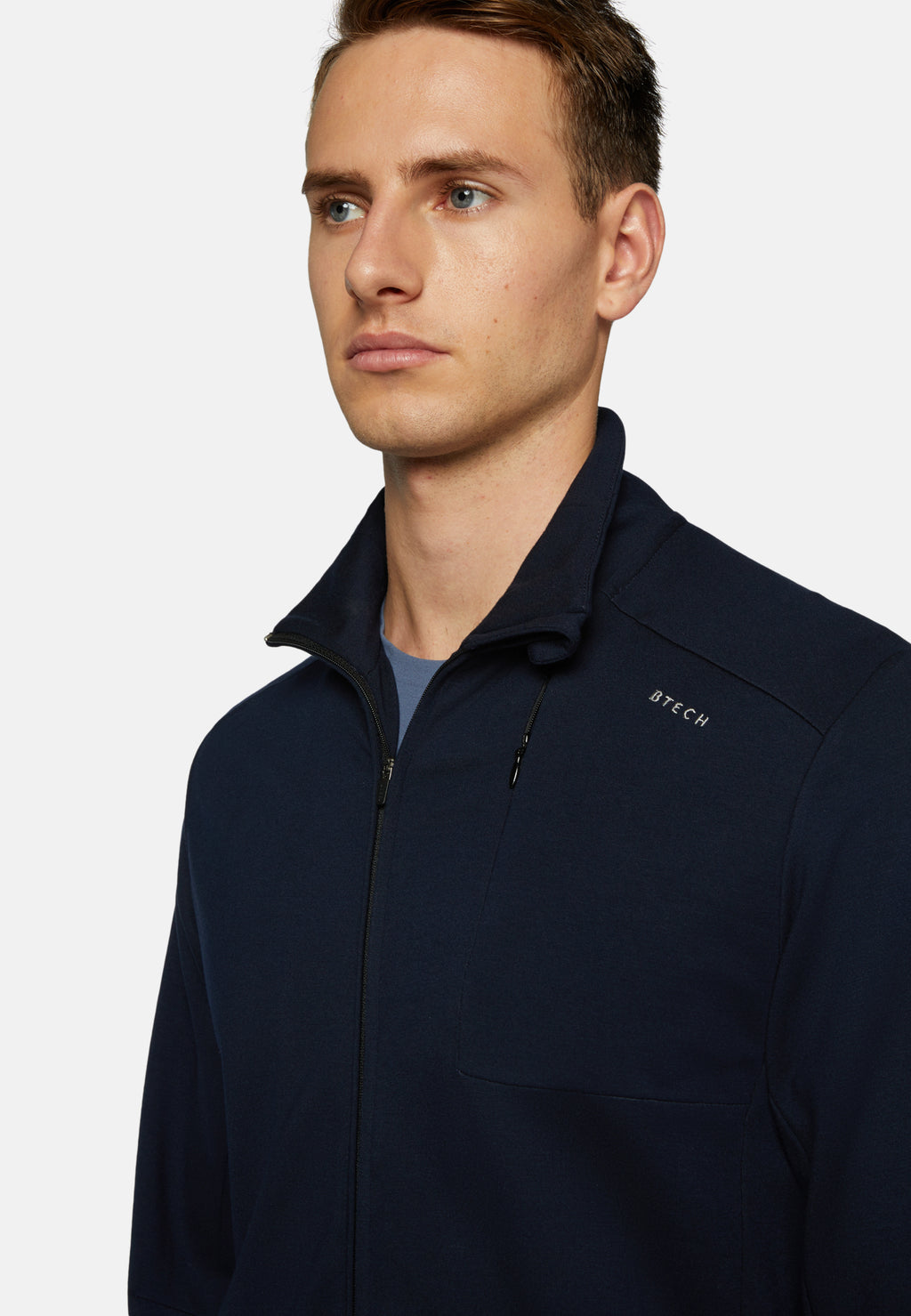 CHAQUETA BOGGI AZUL ALGODON (23P016601)